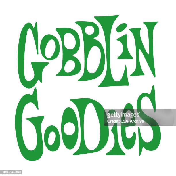 illustrazioni stock, clip art, cartoni animati e icone di tendenza di gobblin goodies - goblin