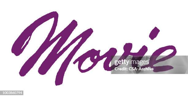 Move Script Font 57 Movie Script Font High Res Illustrations - Getty Images