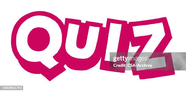 quiz - educational exam stock illustrations