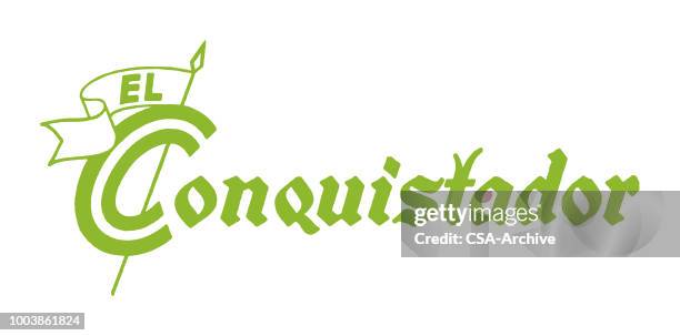 enramada - conquistador stock-grafiken, -clipart, -cartoons und -symbole