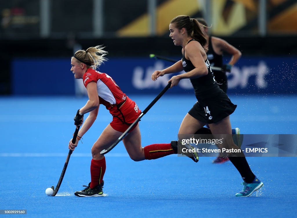 New Zealand v Belgium - Women's Hockey World Cup 2018  - Pool D - Lee Valley Hockey & Tennis Centre