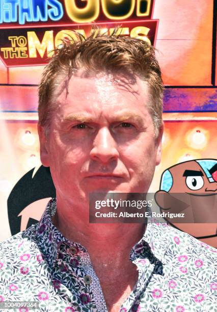 David Kaye attends the premiere of Warner Bros. Animation's "Teen Titans Go! To The Movies" at TCL Chinese Theatre IMAX on July 22, 2018 in...