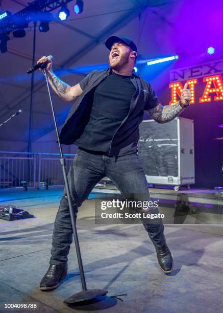 Jon Langston performs at Faster Horses Festival at Michigan International Speedway on July 22, 2018 in Brooklyn, Michigan.