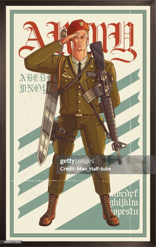 Póster ejército
