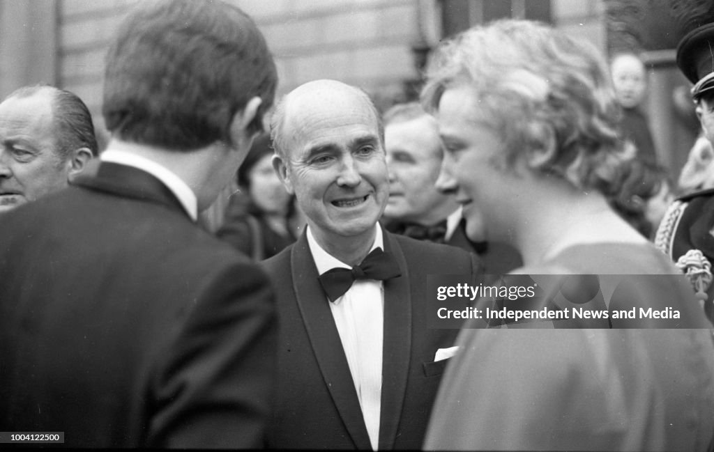 President Cearbhall O'Dalaigh at the Wedding of James Ryan and Kathryn Danaher 1975