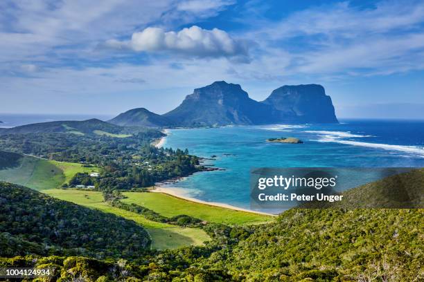 lord howe island,new south wales,australia - paddock stock pictures, royalty-free photos & images