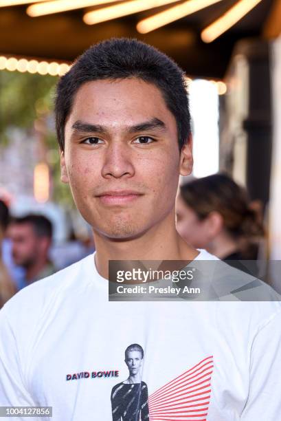 Forrest Goodluck attends 2018 Outfest Los Angeles LGBT Film Festival Closing Night Gala Of "The Miseducation Of Cameron Post" - Red Carpet at The...