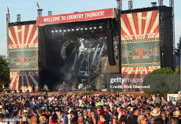 Atmosphere during Country Thunder - Day 4 on July 22, 2018 in Twin Lakes, Wisconsin.