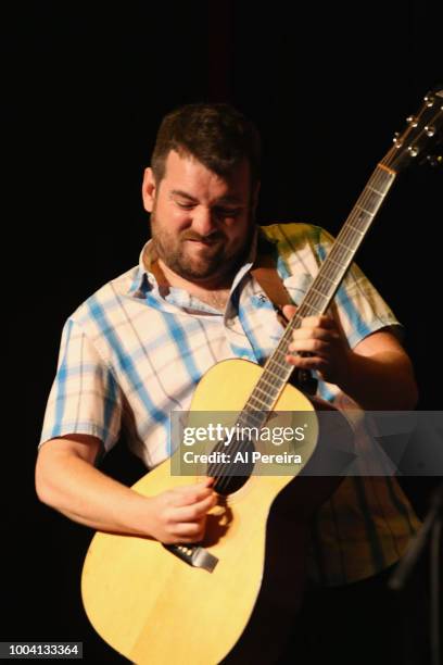 Josh Solomon of The Empty Pockets at The Boulton Center on July 22, 2018 in Bay Shore, New York.