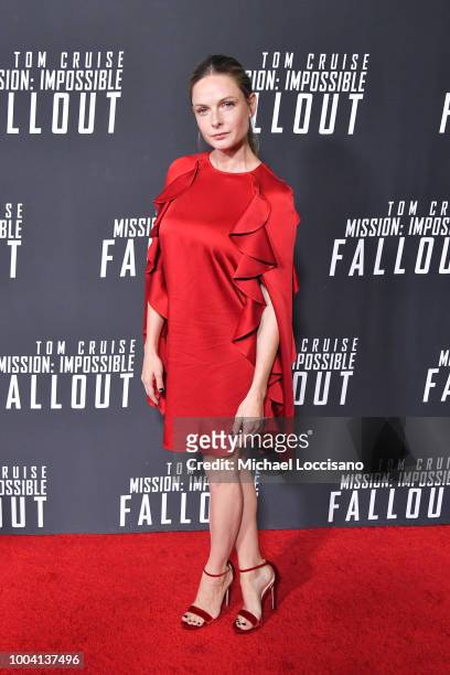 Actor Rebecca Ferguson attends the 'Mission: Impossible - Fallout' US Premiere at Lockheed Martin IMAX Theater at the Smithsonian National Air &...