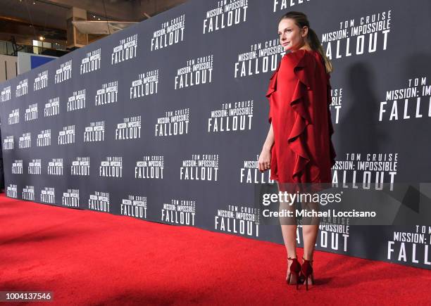 Actor Rebecca Ferguson attends the 'Mission: Impossible - Fallout' US Premiere at Lockheed Martin IMAX Theater at the Smithsonian National Air &...