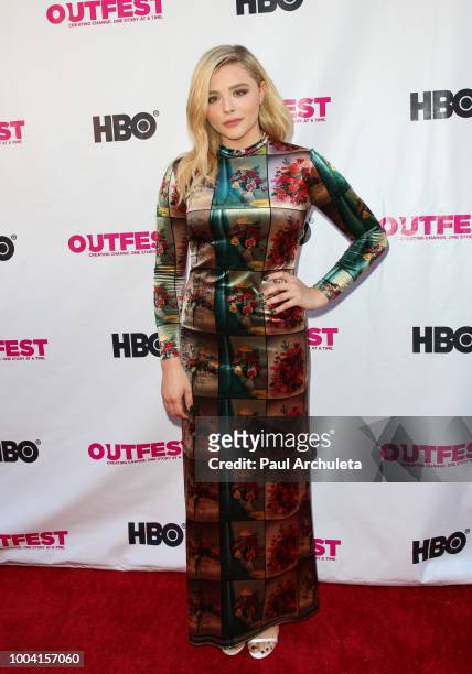 Actress Chloe Grace Moretz attends the 2018 Outfest Los Angeles LGBT Film Festival closing night Gala of "The Miseducation Of Cameron Post" at The...