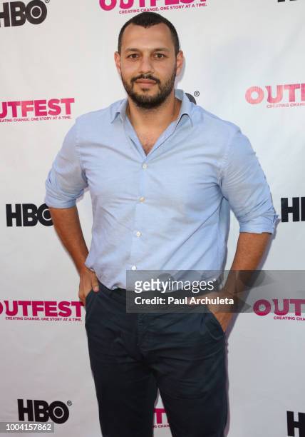 Mathew Shurka attends the 2018 Outfest Los Angeles LGBT Film Festival closing night Gala of "The Miseducation Of Cameron Post" at The Theatre at Ace...