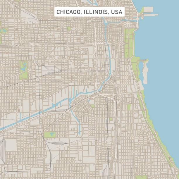 Strrep Map 34 Chicago Street Map Stock Photos, High-Res Pictures, and Images ...