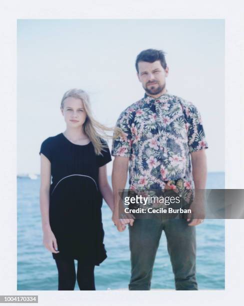 Actors Angourie Rice & Nathan Phillips are photographed for Self Assignment, on May 2014 in Cannes, France. . .