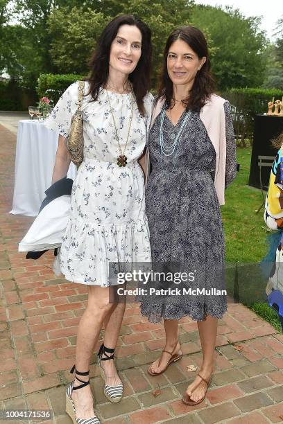 Jennifer Creel and Karen Groos attend the East Hampton Summer Screening Of "The Wife" at Guild Hall on July 22, 2018 in East Hampton, New York.