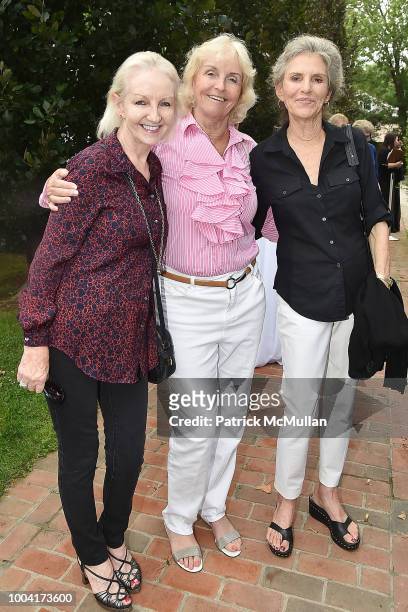 Sandy Eggers and Guests attend the East Hampton Summer Screening Of "The Wife" at Guild Hall on July 22, 2018 in East Hampton, New York.