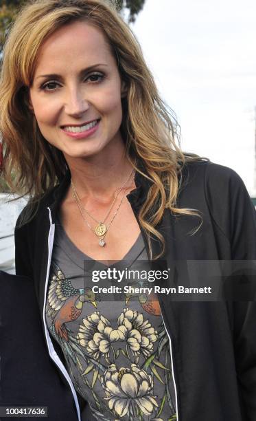 Country Star Chely Wright poses backstage at the Golf and Guitars charity event on May 18, 2010 at the Alister MacKenzie Golf Course at Haggin Oaks...