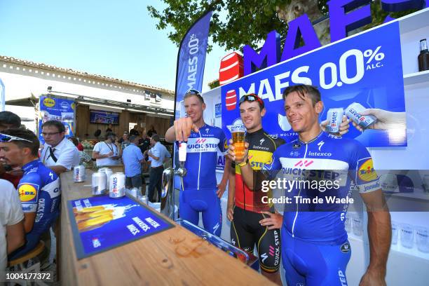 Tim Declercq of Belgium and Team Quick-Step Floors / Yves Lampaert of Belgium and Team Quick-Step Floors / Philippe Gilbert of Belgium and Team...