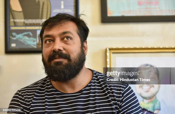 Bollywood Film maker Anurag Kashyap at his office in Oshiwara on May 22, 2016 in Mumbai, India.