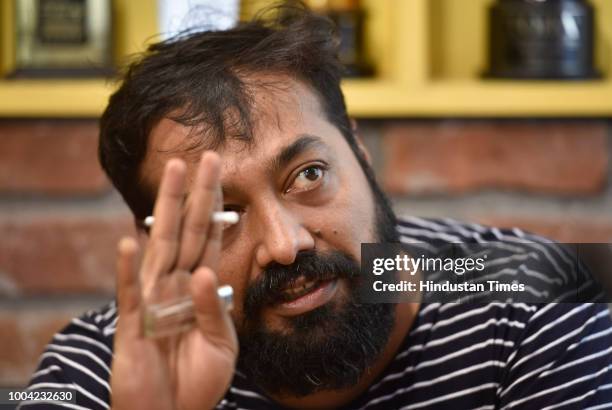 Bollywood Film maker Anurag Kashyap at his office in Oshiwara on May 22, 2016 in Mumbai, India.