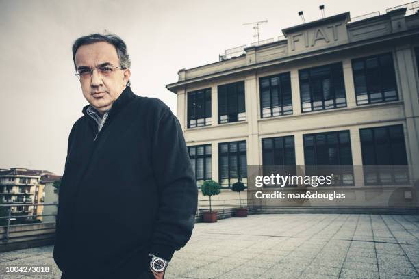 Italian businessman and the current CEO of the Fiat SpA Sergio Marchionne poses for a portrait shoot for Business in Report in Turin on October 06,...