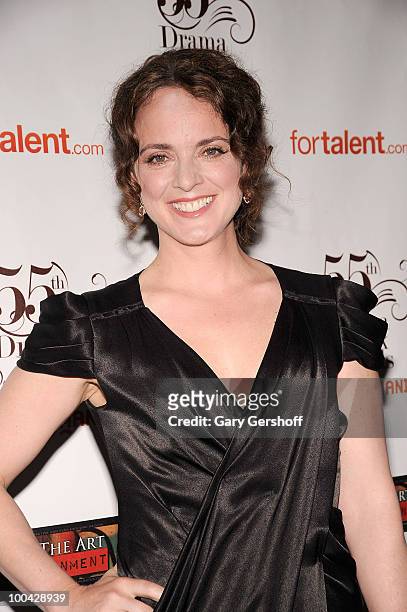 Actress Melissa Errico arrives at the 55th Annual Drama Desk Awards at the FH LaGuardia Concert Hall at Lincoln Center on May 23, 2010 in New York...