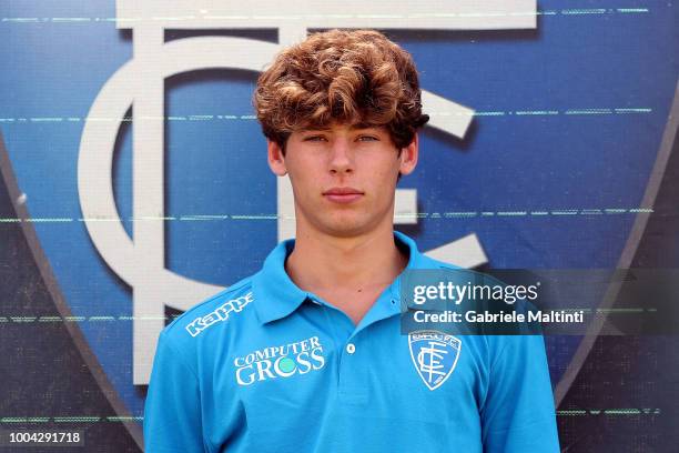 Alessio Gianneschi of Empoli U19 on July 23, 2018 in Empoli, Italy.