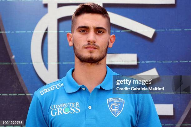 Giuseppe Montaperto of Empoli U19 on July 23, 2018 in Empoli, Italy.