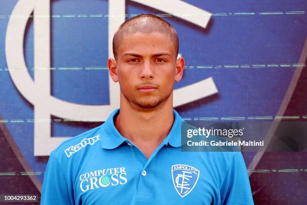 Samuele Viligiardi of Empoli U19 on July 23, 2018 in Empoli, Italy.