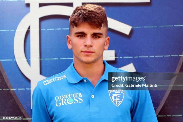 Francesco Noccioli of Empoli U19 on July 23, 2018 in Empoli, Italy.