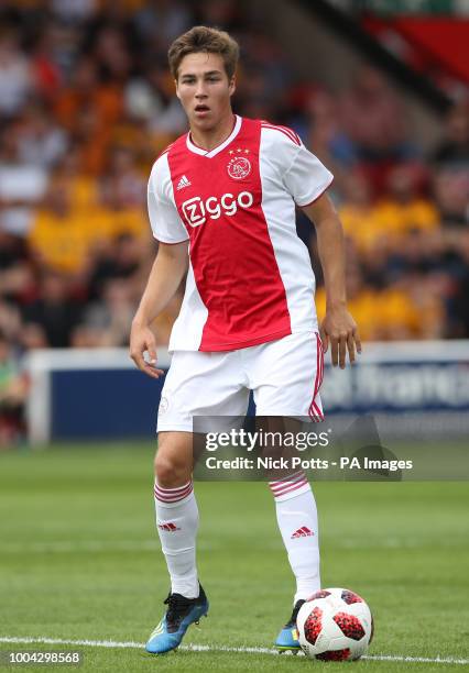 Ajax's Carel Eiting during a pre season friendly match at the Banks's Stadium, Walsall.