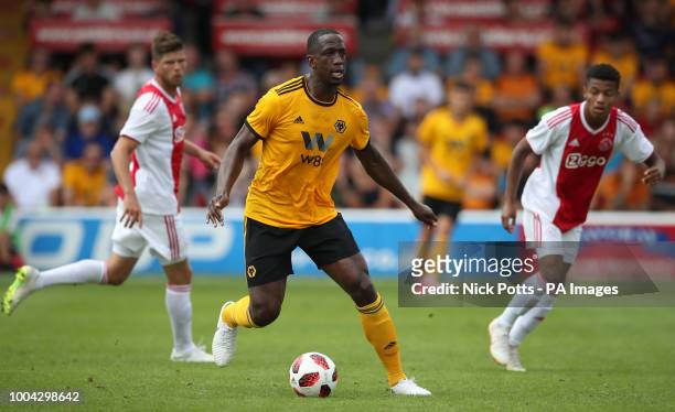 Wolverhampton Wanderers' Willy Boly during a pre season friendly match at the Banks's Stadium, Walsall.