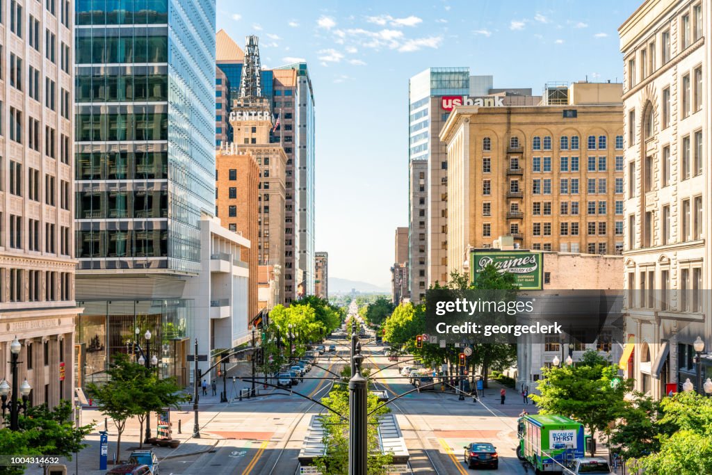 Downtown Salt Lake City view