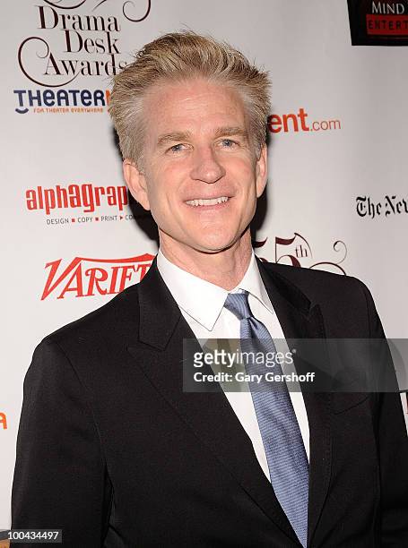 Actor Matthew Modine attends the press room at the 55th Annual Drama Desk Awards at the FH LaGuardia Concert Hall at Lincoln Center on May 23, 2010...