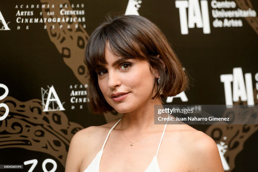 Veronica Echegui attends 'Tocate' premiere at Academia de Cine on