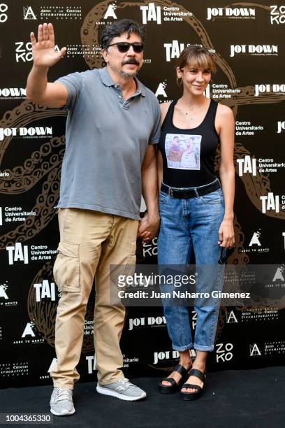 Actor Carlos Bardem and actress Cecilia Gessa attend 'Tocate' premiere at Academia de Cine on July 23, 2018 in Madrid, Spain.