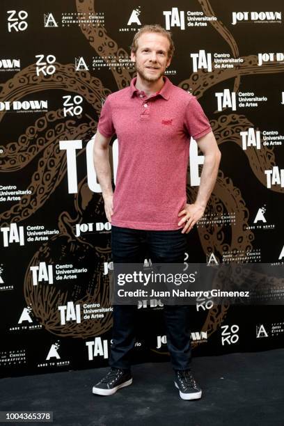 Actor Fernando Ramallo attends 'Tocate' premiere at Academia de Cine on July 23, 2018 in Madrid, Spain.