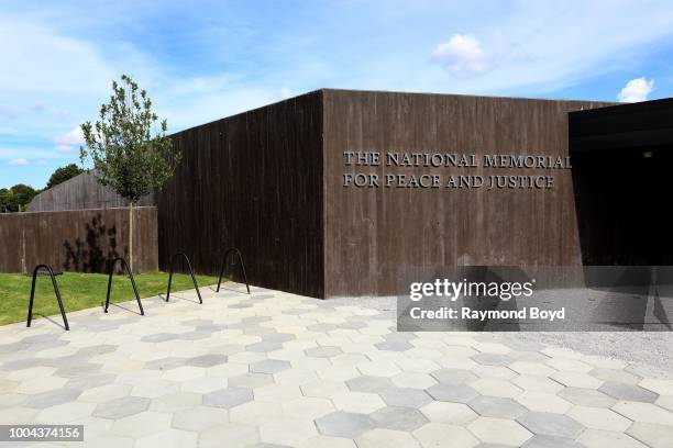 The National Memorial For Peace And Justice in Montgomery, Alabama on July 6, 2018.