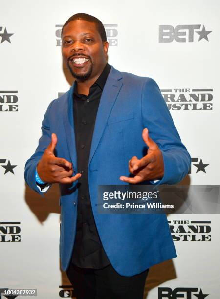 George Ray III attends 'The Grand Hustle' Exclusive Viewing Party at at The Gathering Spot on July 19, 2018 in Atlanta, Georgia.