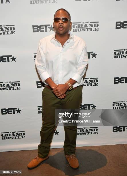 Ivan Parker attends 'The Grand Hustle' Exclusive Viewing Party at at The Gathering Spot on July 19, 2018 in Atlanta, Georgia.