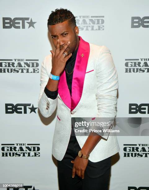 Yonathan Elias attends 'The Grand Hustle' Exclusive Viewing Party at at The Gathering Spot on July 19, 2018 in Atlanta, Georgia.