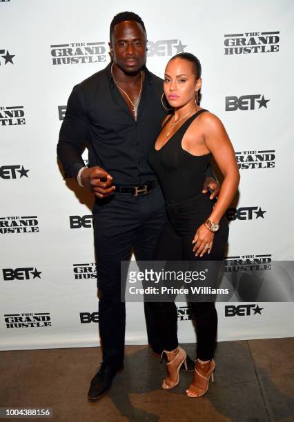 Rod Gardner and leticia Gardner attend 'The Grand Hustle' Exclusive Viewing Part at The Gathering Spot on July 19, 2018 in Atlanta, Georgia.