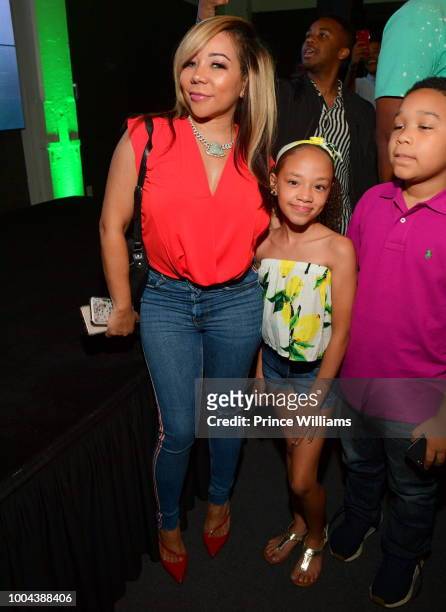Tameka Harris attends 'The Grand Hustle' Exclusive Viewing Party at at The Gathering Spot on July 19, 2018 in Atlanta, Georgia.