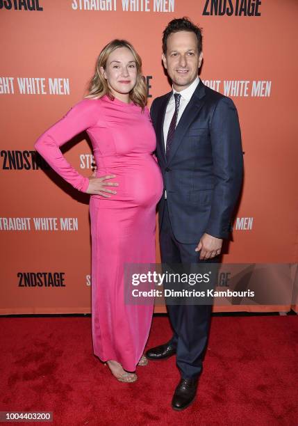 Sophie Flack and Josh Charles attend the after party for "Straight White Men" Broadway Opening Night at DaDong on July 23, 2018 in New York City.