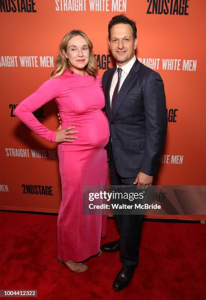 Sophie Flack and Josh Charles attend the Broadway Opening Night after party for 'Straight White Men' Broadway Opening Night at DaDong on July 23,...