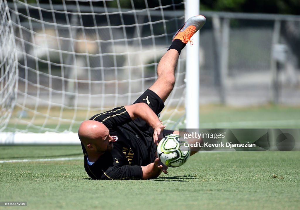 AC Milan Pre-Season Training Session