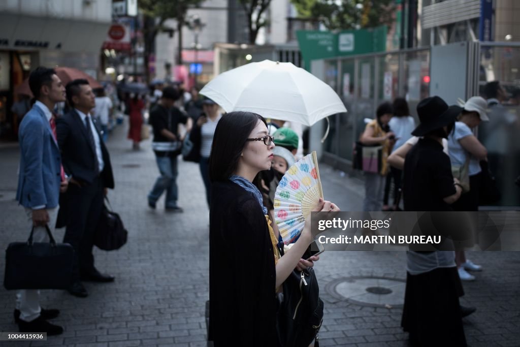 JAPAN-WEATHER-HEATWAVE