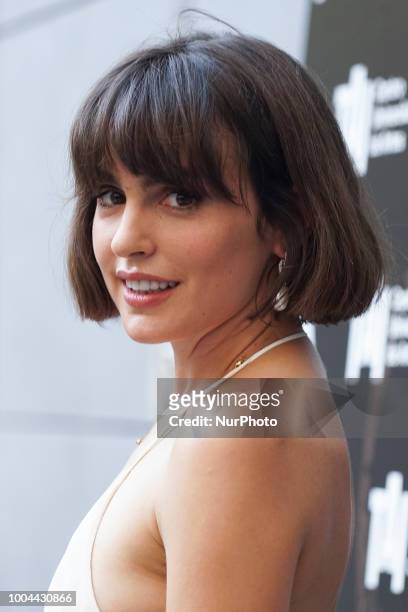 Actress Veronica Echegui attends 'Tocate' premiere at Academia de Cine on July 23, 2018 in Madrid, Spain