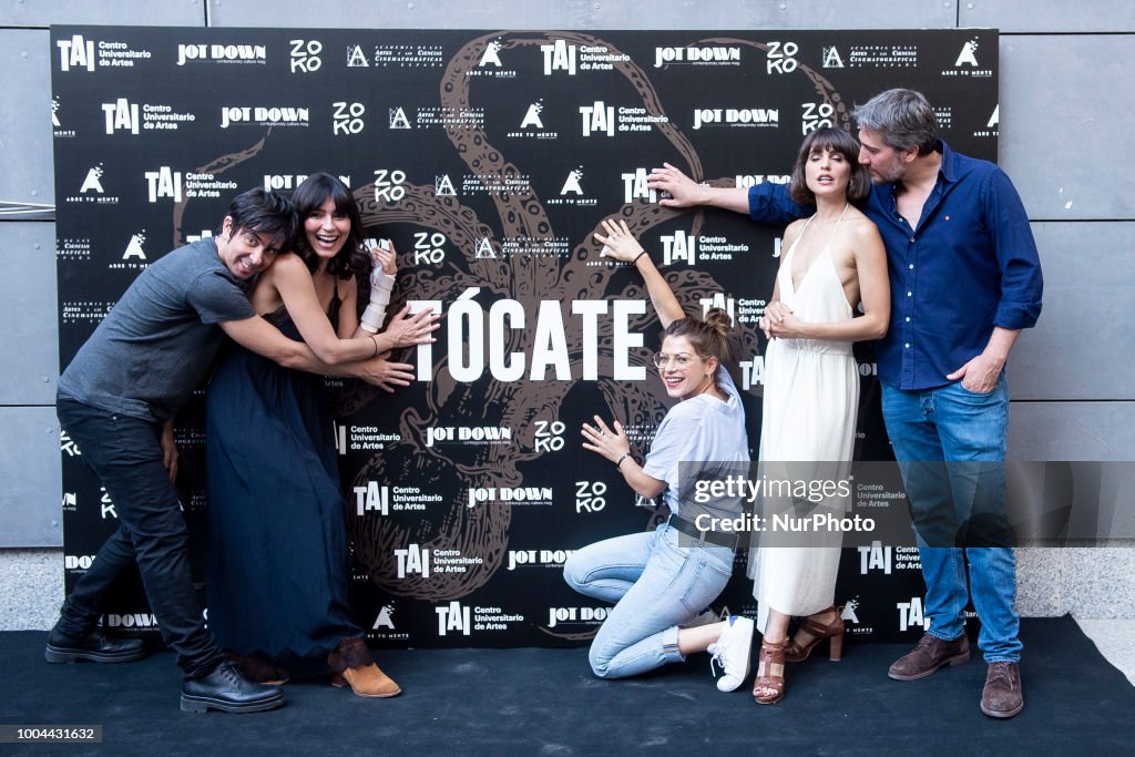 Director Eduardo Chapero-Jackson, actress Marta Fernandez, actress